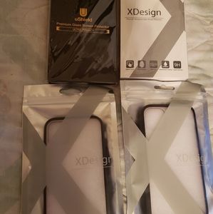 iPhone 11 cases(2) and Tempered Glass Screen prote